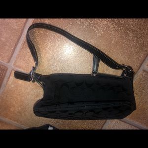 Black coach bag